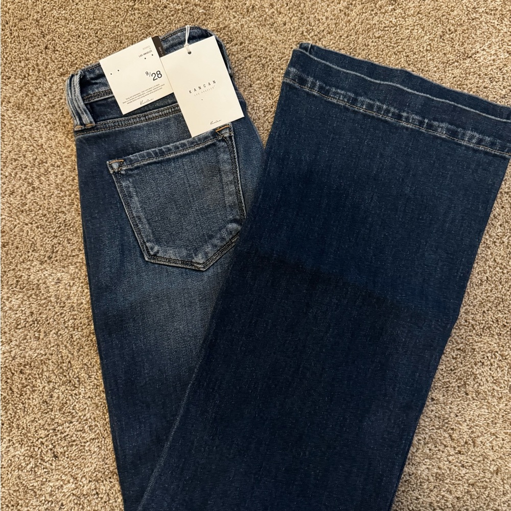 KanCan Dark Blue Boot Cut Jeans